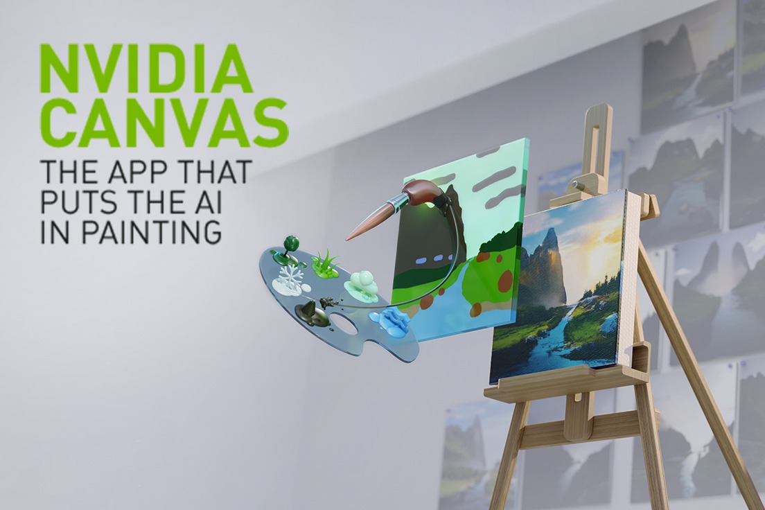 Introducing the NVIDIA Canvas App - Paint With AI | NVIDIA Studio - YouTube