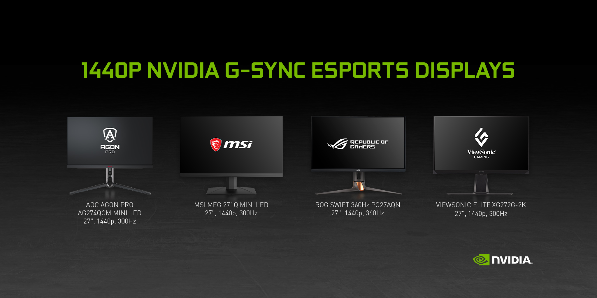 1440p GSYNC Esports Displays GeForce News NVIDIA