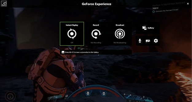 how to record gameplay with nvidia experience
