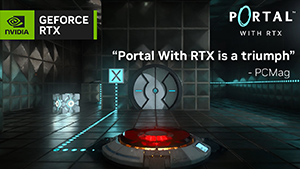 Trailer met lofbetuigingen voor Portal with RTX