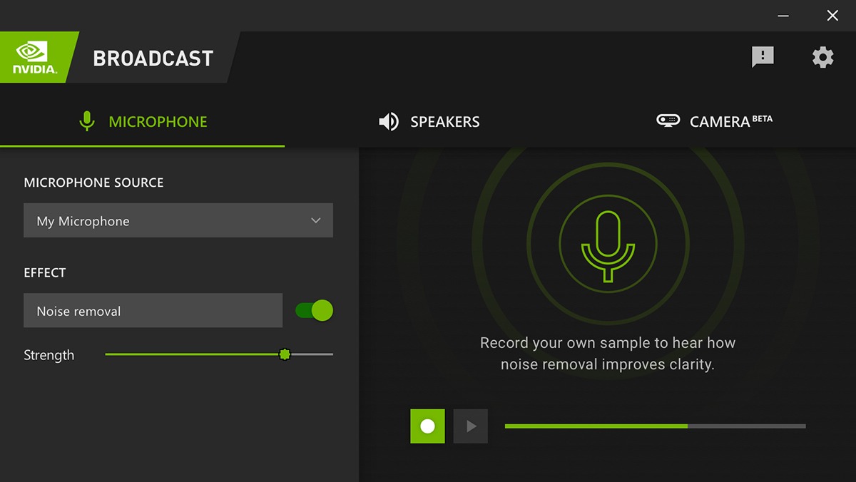 NVIDIA Broadcast App: AI-Powered Voice and Video
