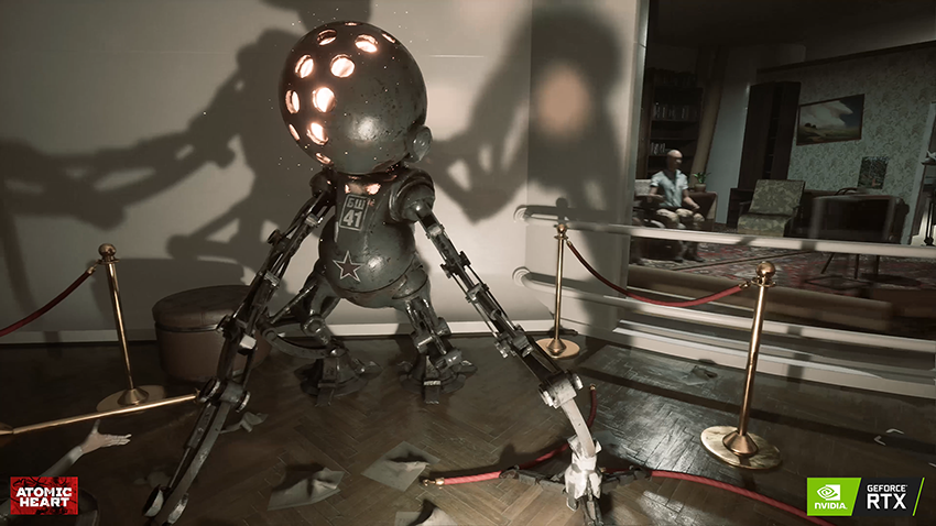 atomic heart: official geforce rtx real-time ray tracing demo