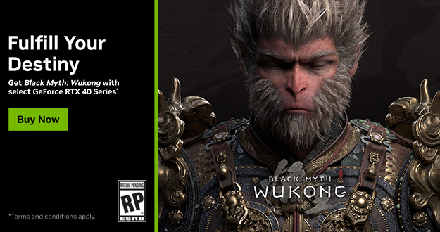 Black Myth: Wukong GeForce RTX 40 Series Bundle Available Now - Get The Ultimate Experience, Enhanced With Full Ray Tracing, DLSS & Reflex