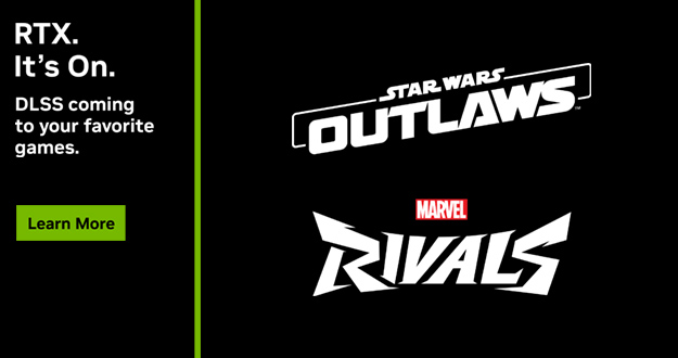 DLSS 3.5 con reconstrucción de rayos llega a Star Wars™ Outlaws y Marvel Rivals recibe una actualización de DLSS 3