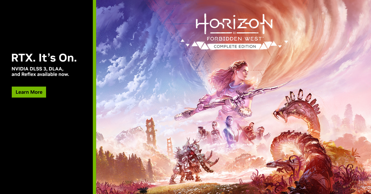 Horizon Forbidden West™ Complete Edition Available Now With DLSS 3