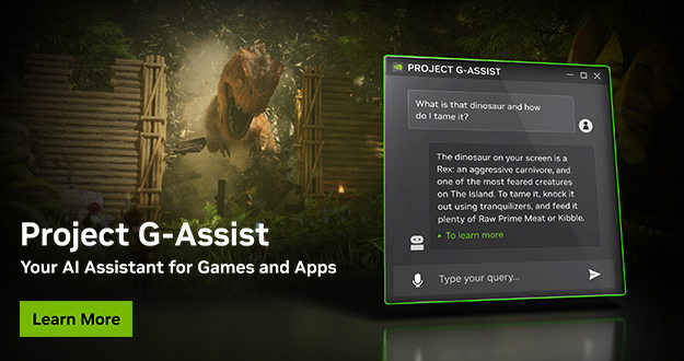 Introducing Project G-Assist: A Preview Of How AI Assistants Can Enhance Games & Apps