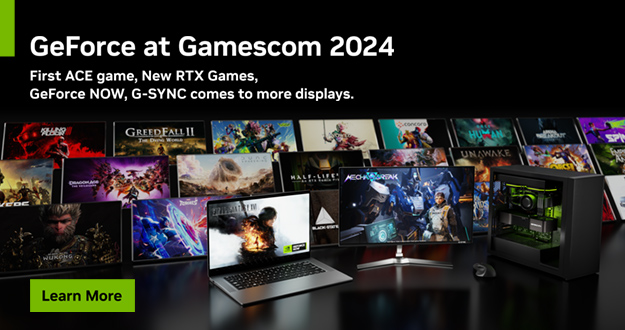 GeForce @ Gamescom 2024: ACE Digital Human Technologies Showcased In Mecha BREAK, 20 New RTX Games Announced, G-SYNC Tech Coming to More Gamers, Star Wars™ Outlaws Bundle Launched