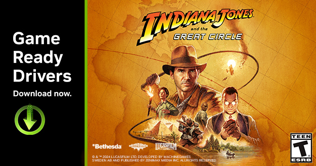 Indiana Jones and the Great Circle™ & Marvel Rivals GeForce Game Ready Driver Released