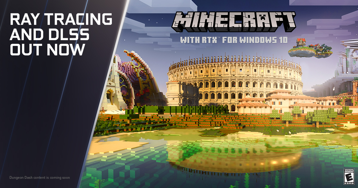 Minecraft With Rtx Now Officially Available For All Windows 10 Players Geforce News Nvidia