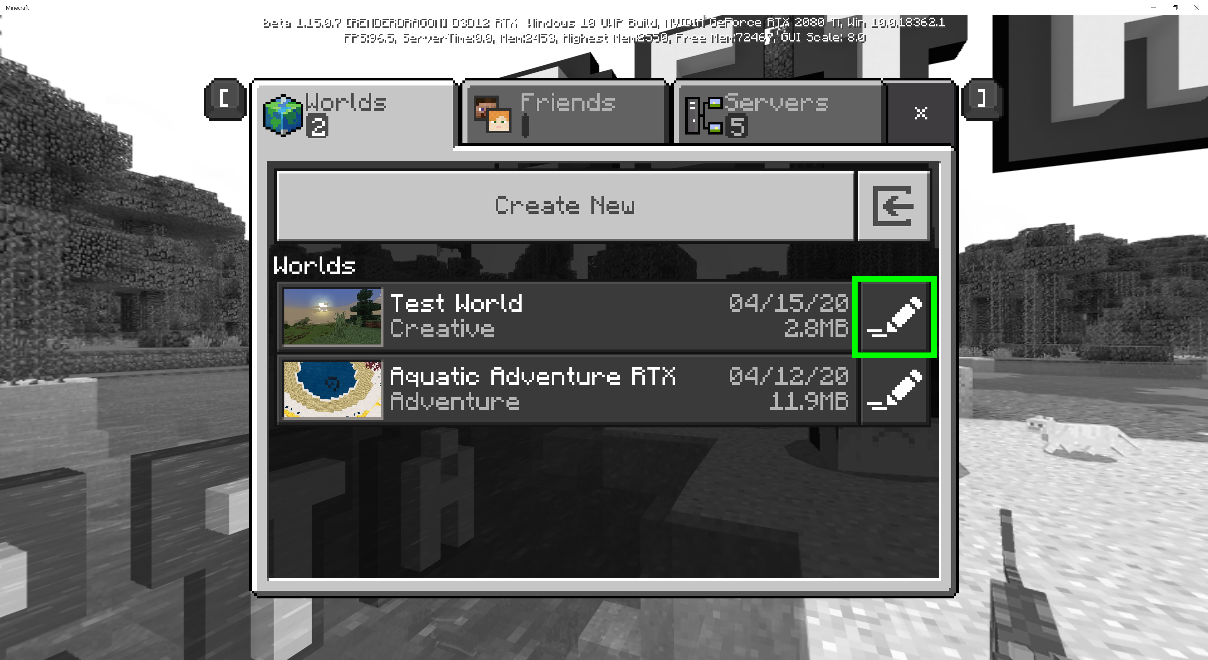change visible to lan players minecraft tablet