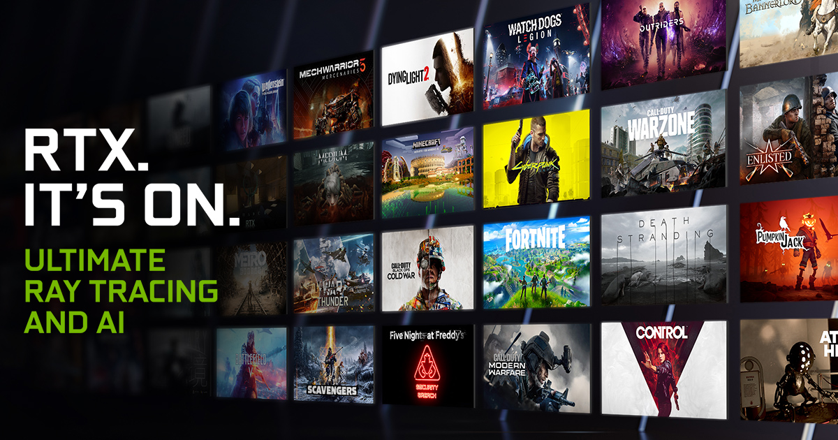 NVIDIA RTX: List Of All Games, Engines And Applications Featuring