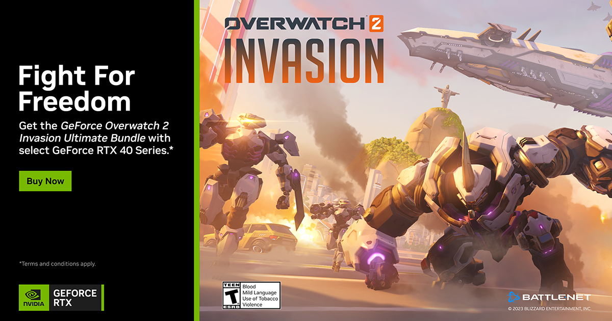NVIDIA is giving away Overwatch 2 Invasion Ultimate Bundle with GeForce RTX  40 series 