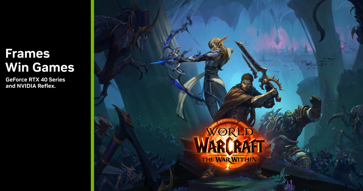 World of Warcraft: The War Within Announced - Get The Most Responsive  Experience Using NVIDIA Reflex On GeForce RTX GPUs, GeForce News