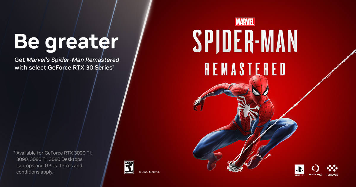 Marvel's Spider-Man Remastered PC GeForce RTX Bundle Available Now |  GeForce News | NVIDIA