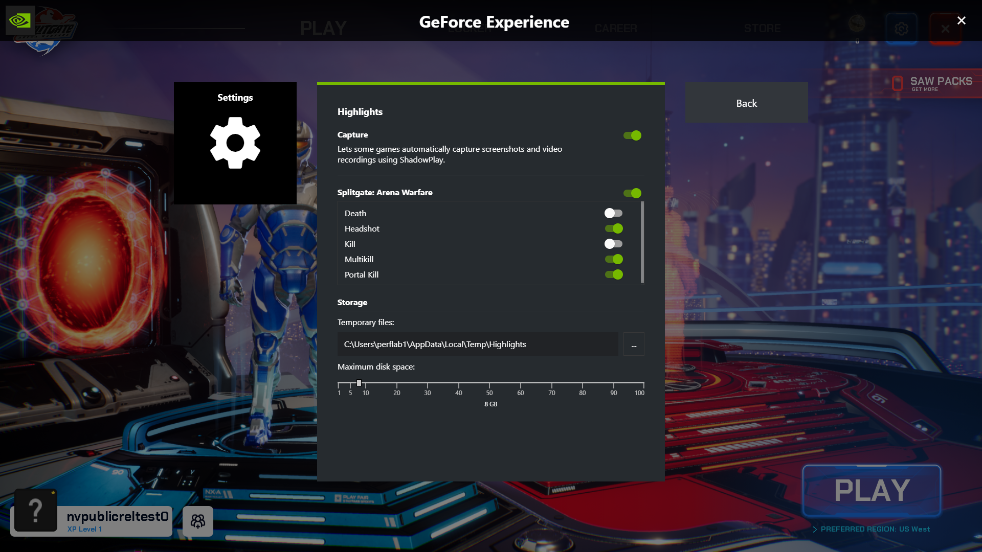 Splitgate: Arena Warfare Adds NVIDIA Highlights As Of Major Game Update | GeForce | NVIDIA