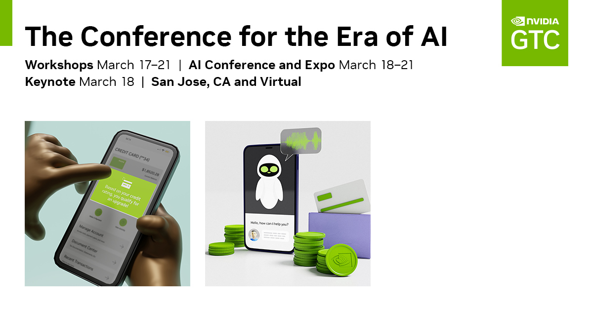 AI in Financial Services Conference Sessions NVIDIA GTC 2024